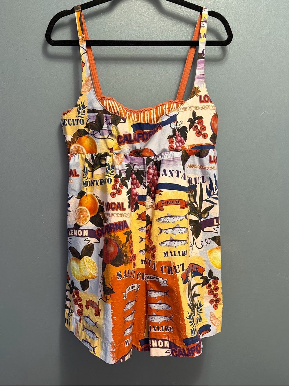 Christian Lacroix Summer Ready California Sardine Coastal Style Mini Romper